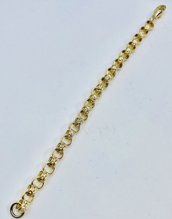 KIDS 9CT BELCHER BRACELET 12 GRAMS - Image 2
