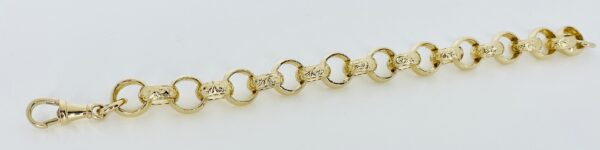 LADIES 9CT BELCHER BRACELET 25 GRAMS - Image 2