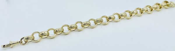 GENTS 9CT BELCHER BRACELET 27 GRAMS - Image 2