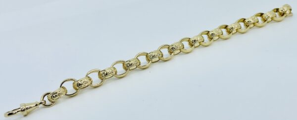 GENTS 9CT BELCHER BRACELET 26 GRAMS - Image 2