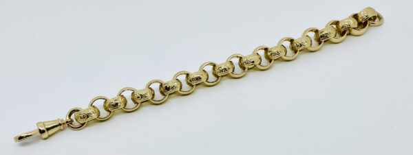 GENTS 9CT BELCHER BRACELET 54 GRAMS - Image 2
