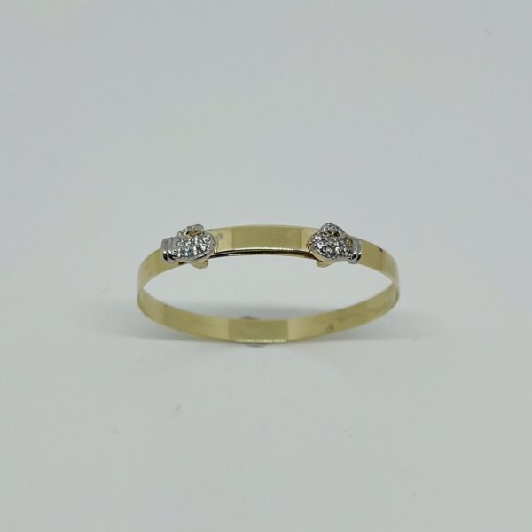 9CT GOLD BABY BOXING GLOVE BANGLE