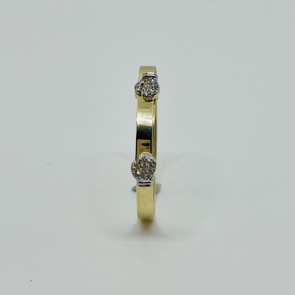 9CT GOLD BABY BOXING GLOVE BANGLE - Image 3