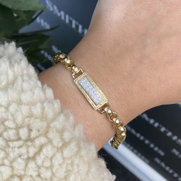 KIDS CZ ID BELCHER BRACELET
