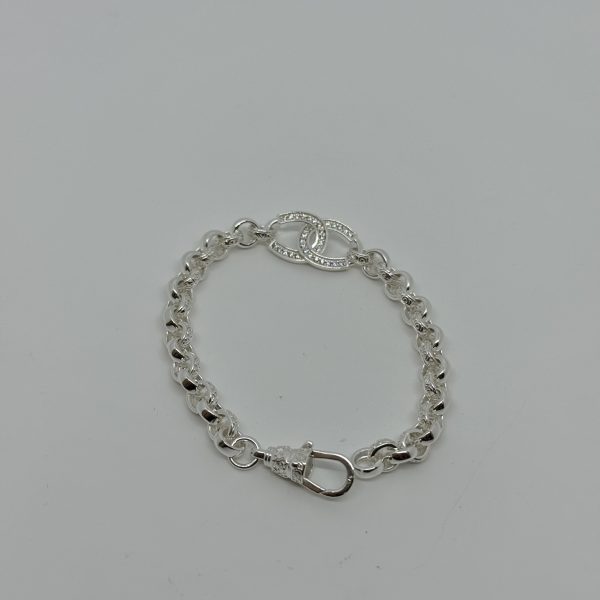 Sterling Silver Kids horse shoe belcher bracelet - Image 3